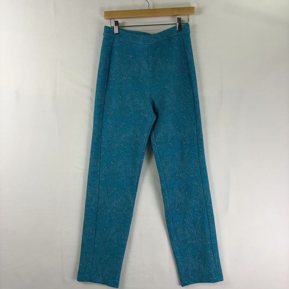 Mi Jong Lee Abstract Rose Pants w/Back Zip